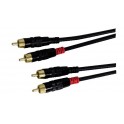 CAVO 2X RCA SPINA/2X RCA SPINA 10M PROFESS.AUDIO MUSIC