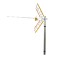 ANTENNA L 700 UHF(C21-48) 18ELE. G13db Un'antenna monolitica di tipo Yagi di 18 elementi, con riflettore angolare posteriore e c