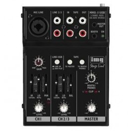 MIXER 2 CANALI CON INTERFACCIA USB MMX111USB
