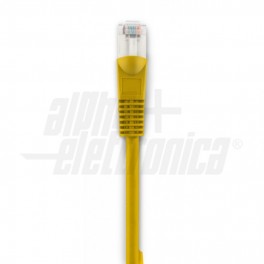 CAVO UTP CAT5E 1,0M SP-SP RA/C GIALLO