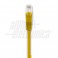 CAVO UTP CAT5E 1,0M SP-SP RA/C GIALLO