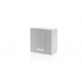 COPPIA ALTOPARLANTI BIANCO  100 V Diffusore acustico 2 vie. Cabinet in polipropilene. Potenza 25 W RMS / 50 W musicali su 8 Ohm,