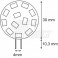 LAMPADINA 10LED G4 10-30VDC 2,2W 165Lm B.FREDDO