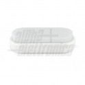 Plaf.Led Ovale 105mm 12W 230V 4000K Bia