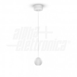 Lampada a sospensione sferica 7cm BIANCA Lampada a sospensione sferica ø70 - 8,5W - Bianca - Serie Flok