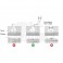 FARETTO INCAS.1LED1W/24V.ASIM.IP67 BL12m
