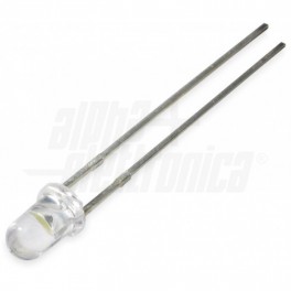 DIODO LED DIAM.3MM   BIANCO CALDO ALTA L