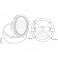 SUPPORTO LAMP.METAL BIANCO G4