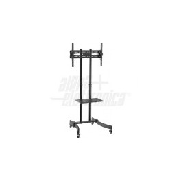 Carrello telescopico porta TV -37"-70" Supporto mobile da pavimento con mensola
