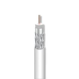 CAVO 6,7mm COAX MATASSA 100mt -GAS67- BIANCO