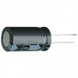 CONDENSATORE ELET.VER.105 2200uF 16V CONDENSATORI ELETTROLITICI VERTICALI 2000 ORE - 105°C          COND.ELET.VER.105 13x20 2200
