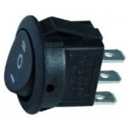 DEVIATORE 3P. ON-OFF-ON NERO 12V