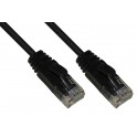 CAVO RETE CAT. 6 NON SCHERMATO BLK 5MT CAVO RETE CATEGORIA 6 NON SCHERMATO UTP COLORE NERO HALOGENFREE MT 5 SLIM