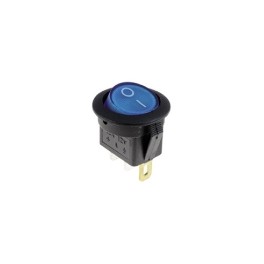 INTERRUTTORE UNIPOLARE A BILANCIERE LUM ** BLU **   12 VOLT