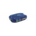 MINI SWITCH KVM USB+AUDIO+MIC Lo switch KVM PS2 consente di controllare (e selezionare) più PC, con una tastiera (Keyboard), un