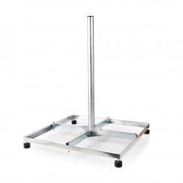 Supporto per balcone satellitare lunghezza Mast: 1.00 m | Dimensione massima del piatto: 90.0 cm | Dimensione piastra inferiore: