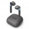Auricolari Stereo Wireless TWS, materiale antibatterico, con base di ricarica da 300 mAh e comandi touch, colore nero