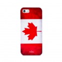 Puro Cover iPhone 5 / 5S / SE   canada Flag   Logo Bianco