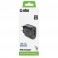 Caricabatterie da muro 5W 1 USB NERO Il caricatore da rete con presa USB facile da usare e che sta in una borsetta