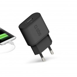 Caricabatteria da viaggio con porta USB in sacchettino