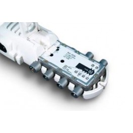 AMP TV 1+4 OUT 1 REG CON IEC SERIE COCCODRILLO