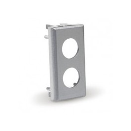 Plastica x demix tipo AVE 45 Grigio RAL   2 FORI