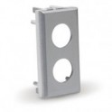 Plastica compatibile GEWISS  2 FORI CHORUS NERA
