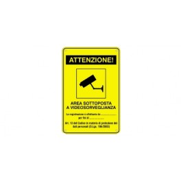 TARGA ALLUM. "AREA VIDEOSORV."
