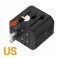 Adattatore da viaggio universale Adattatore universale con presa di ricarica USB-A e USB-C 2,1A max