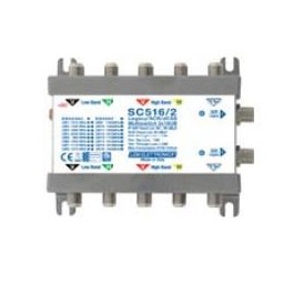 Multiswitch Passante 5 cavi 1 derivata IF-SAT - TV Terr. - Programmabile