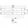 Tubo led vetro 150cm 230Vac 24W 6500K