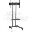Carrello telescopico porta TV -37"-70" Supporto mobile da pavimento con mensola