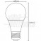 LAMP.BULBO LED 11W 230V E27 3000K SENSOR