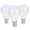KIT 3 MINIGOCCIA LED 9W E14 L.CALDA 675LM - ON BOX