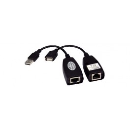 AMPLIFICATORE SEGNALE USB2.0- RETE ETHER CONVERTITORE DA USB A CAVO RETE 60 METRI