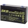 BATTERIA AL .PIOMBO SKB 6V/12A FAST.4,8 	151 x 50 x 95 -101 mm