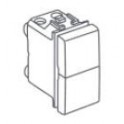 DOPPIO PULSANTE (10A-250V) JOY 522B BIANCO