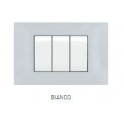 PLACCA TECNOPOL. GEM 6002-01 2P BIANCO