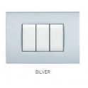PLACCA TECNOPOL. T1 8002-09 2P SILVER
