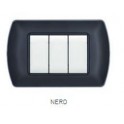 PLACCA METALLO ART 8803-02 3P NERO