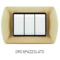 PLACCA METALLO T1 8803-06 3P ORO SPAZZ.