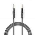 NEDIS CAVO JACK M 6,35mm   F 6,3mm 3MT GRIGIO