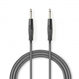 NEDIS CAVO JACK M 6,35mm   F 6,3mm 3MT GRIGIO