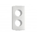 Frontalino a due fori compatibile serie VIMAR EIKON® FRONTALINO E