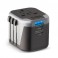 Adattatore universale per prese estere 2 USB 2.1 A, colore nero