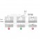 FARETTO INCAS.1LED1W/24V.ASIM.IP67 BL12m