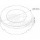 SUPPORTO LAMP.PLASTIC.BIANCO G