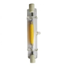 LAMPADINA LED R7S ULTRASLIM COB 78MM 5WK LAMPADINA LED R7S ULTRASLIM COB 78MM 5W LUCE FREDDA 6000°K