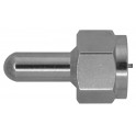 Chiusura a 75 Ohm isolata da DC Chiusura a 75Ohm isolata da DC.