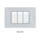 PLACCA TECNOPOL. GEM 6004-01 4P BIANCO